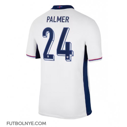 Camiseta Inglaterra Cole Palmer #24 Primera Equipación Eurocopa 2024 manga corta